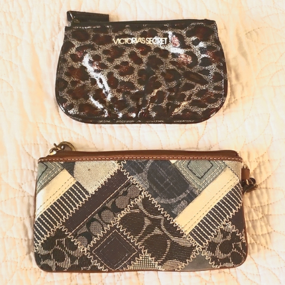 Coach Denim Wristlist and VS Coin Purse